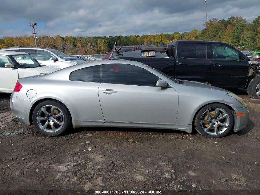 2005 Infiniti G35 VIN: JNKCV54EX5M400549 Lot: 40811703