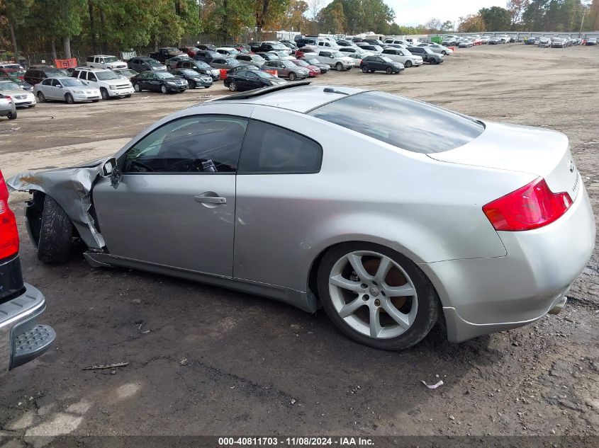 2005 Infiniti G35 VIN: JNKCV54EX5M400549 Lot: 40811703