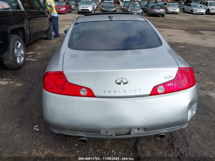 2005 Infiniti G35 VIN: JNKCV54EX5M400549 Lot: 40811703