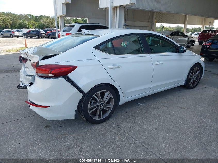 VIN 5NPD84LF7JH296043 2018 HYUNDAI ELANTRA LIMITED