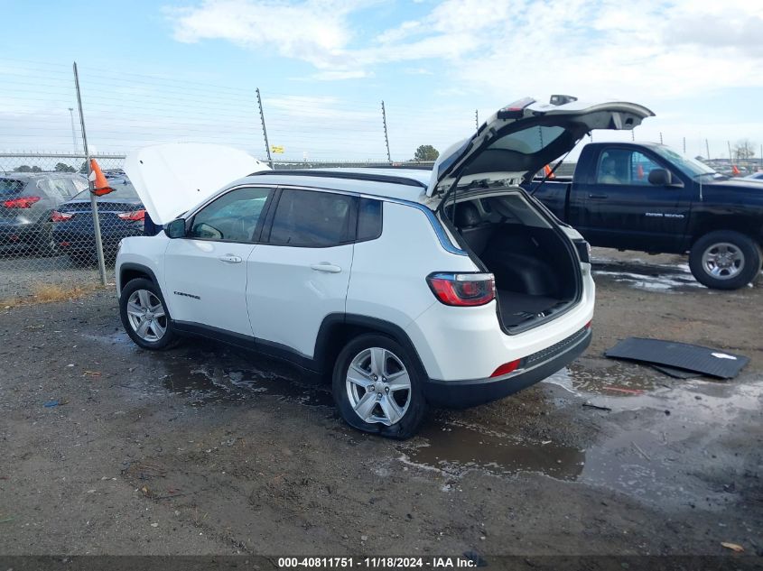 VIN 3C4NJCBB3NT202280 2022 JEEP COMPASS no.3