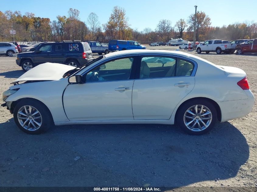 2008 Infiniti G35 VIN: JNKBV61E78M223257 Lot: 40811758