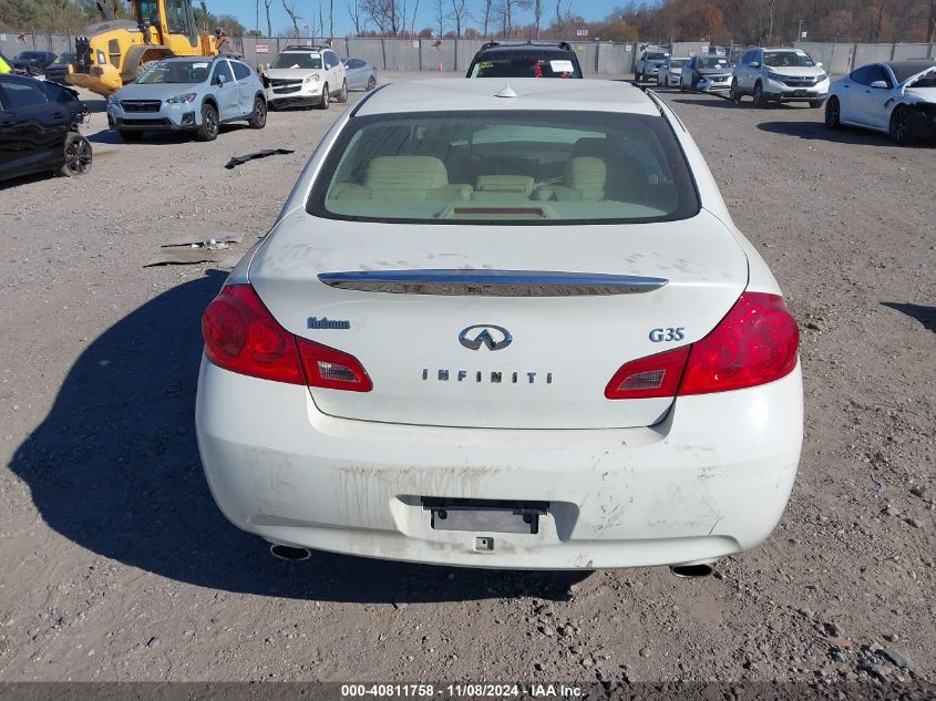 2008 Infiniti G35 VIN: JNKBV61E78M223257 Lot: 40811758