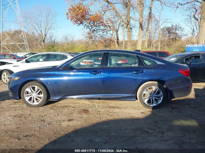 2018 Honda Accord Lx VIN: 1HGCV1F13JA144689 Lot: 40811775