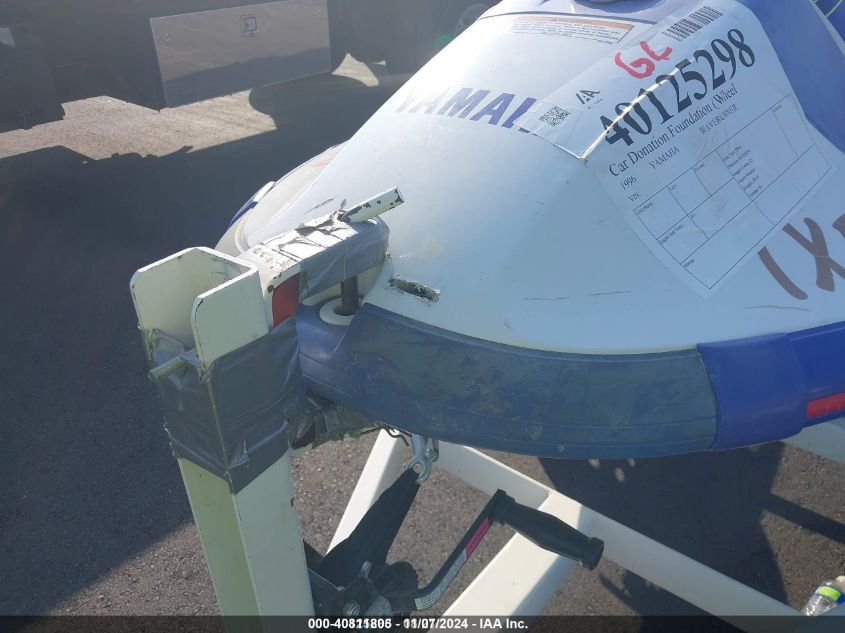 1996 Yamaha Waverunner VIN: YAMA4009E696 Lot: 40811805