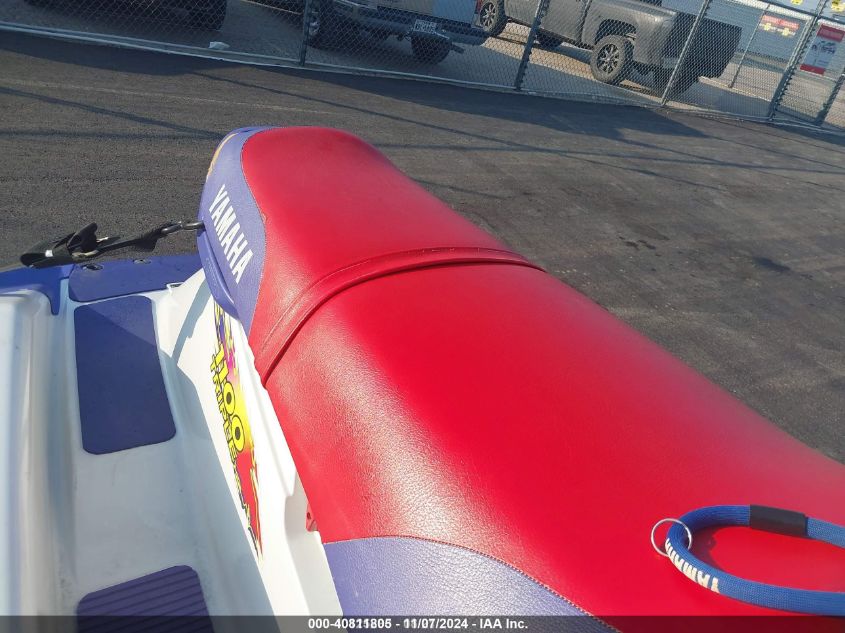 1996 Yamaha Waverunner VIN: YAMA4009E696 Lot: 40811805