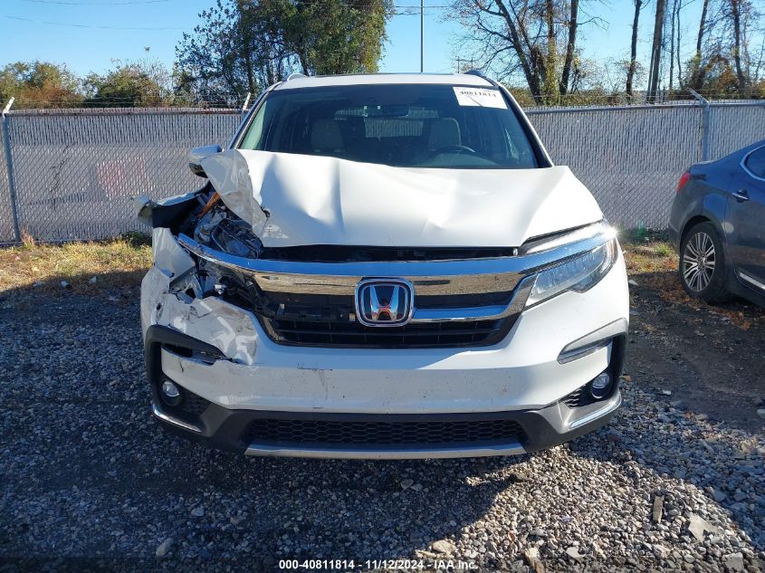 2019 Honda Pilot Touring VIN: 5FNYF6H62KB046446 Lot: 40811814