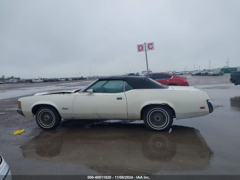 1971 Mercury Cougar Xr7 VIN: 1F94H520924 Lot: 40811820