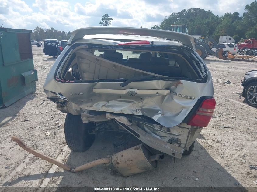 2001 Toyota Highlander V6 VIN: JTEHF21A210003306 Lot: 40811830