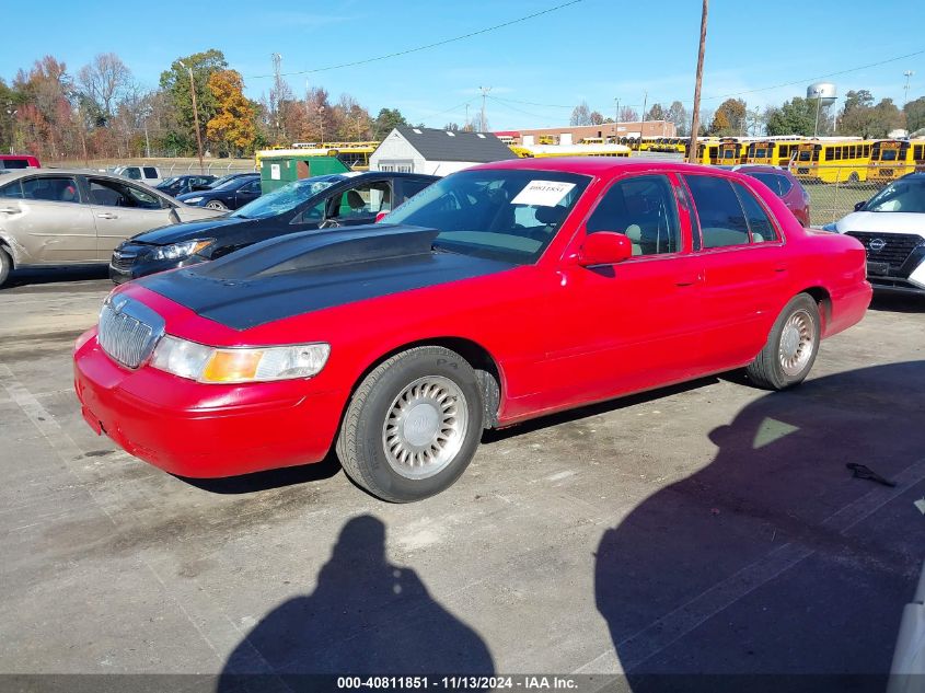 2001 Mercury Grand Marquis Ls VIN: 2MEFM75W81X629799 Lot: 40811851