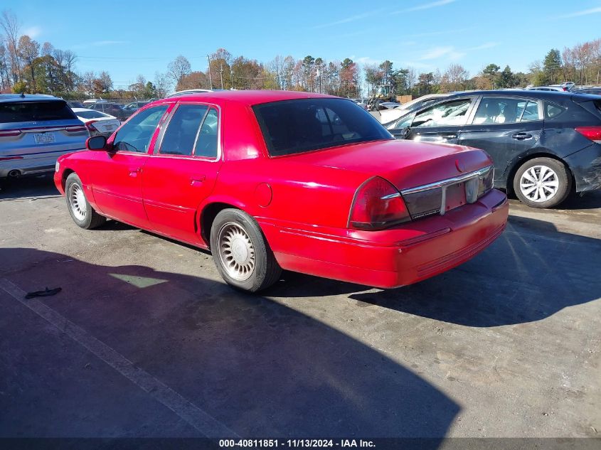 2001 Mercury Grand Marquis Ls VIN: 2MEFM75W81X629799 Lot: 40811851