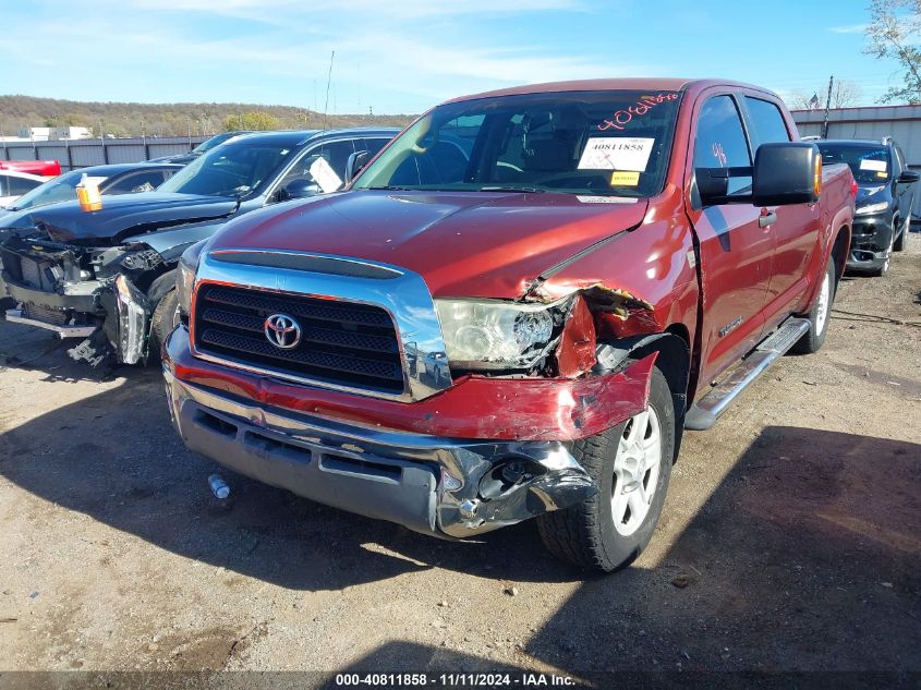 2008 Toyota Tundra Sr5 5.7L V8 VIN: 5TFEV54118X043384 Lot: 40811858