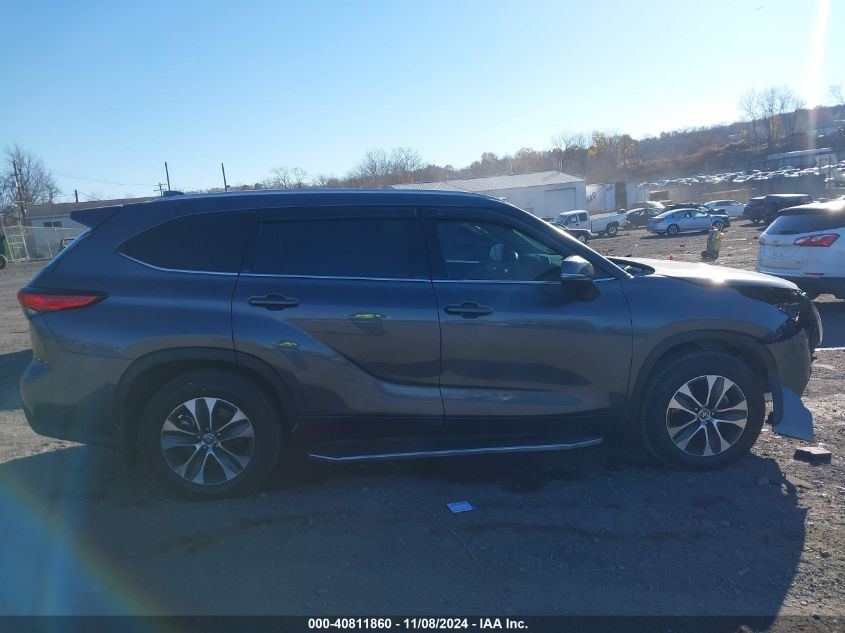 2022 Toyota Highlander Xle VIN: 5TDGZRBHXNS235778 Lot: 40811860