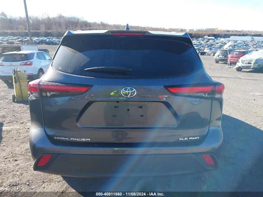 2022 Toyota Highlander Xle VIN: 5TDGZRBHXNS235778 Lot: 40811860