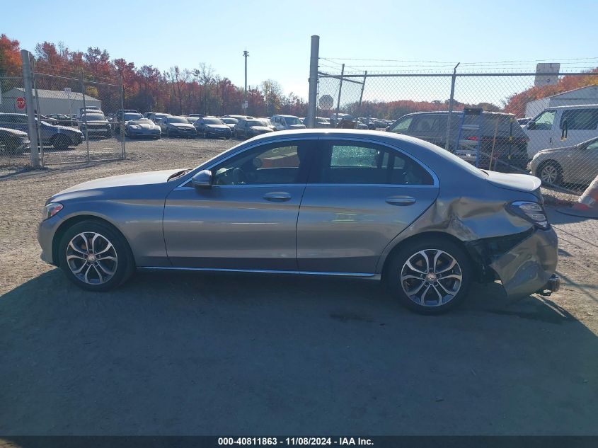 2016 Mercedes-Benz C 300 4Matic/Luxury 4Matic/Sport 4Matic VIN: 55SWF4KB7GU109922 Lot: 40811863