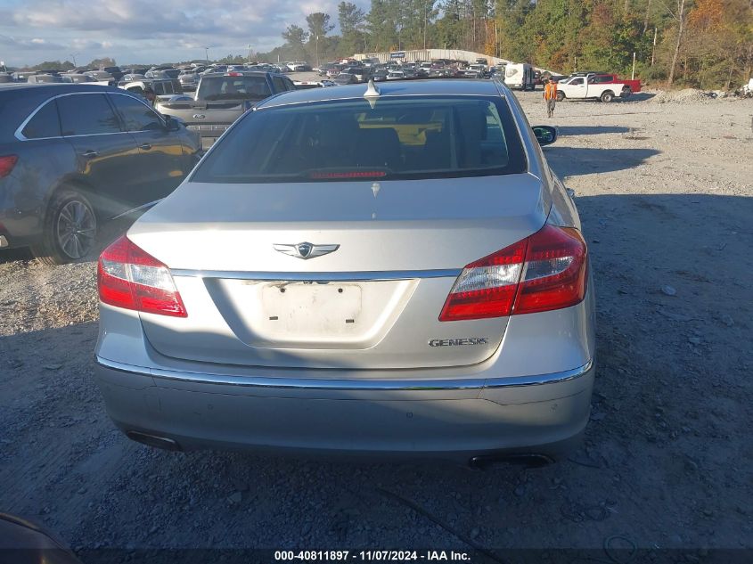 2012 Hyundai Genesis 3.8 VIN: KMHGC4DD4CU170493 Lot: 40811897