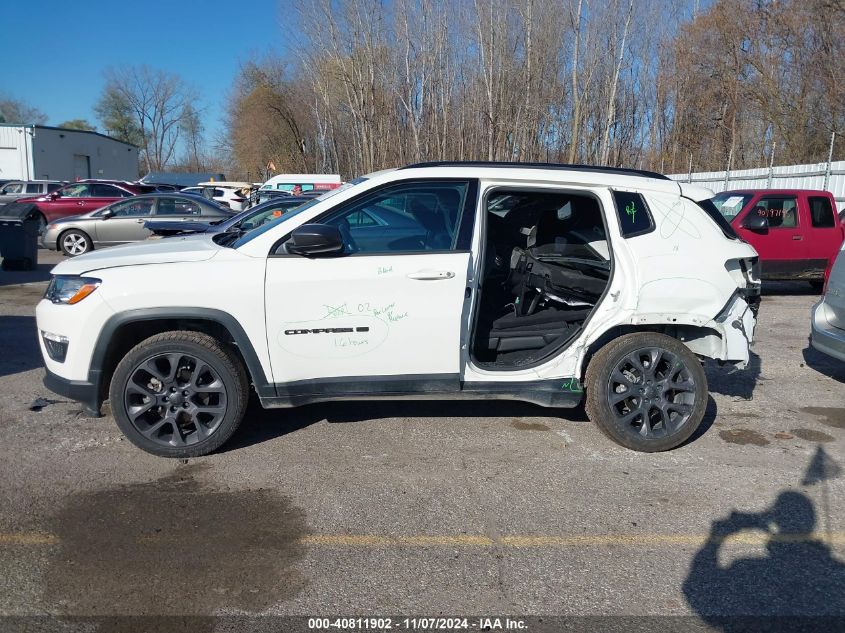 2021 Jeep Compass 80Th Anniversary 4X4 VIN: 3C4NJDEB7MT517180 Lot: 40811902