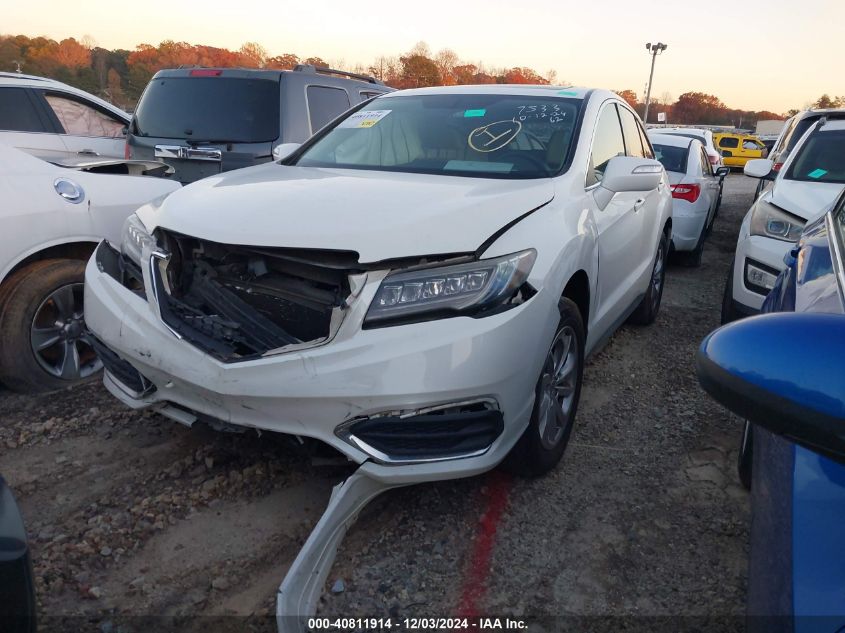 VIN 5J8TB3H30GL007533 2016 ACURA RDX no.2