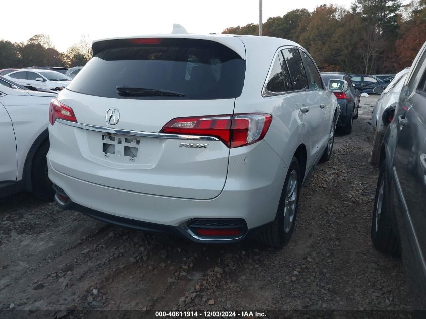 VIN 5J8TB3H30GL007533 2016 ACURA RDX no.4