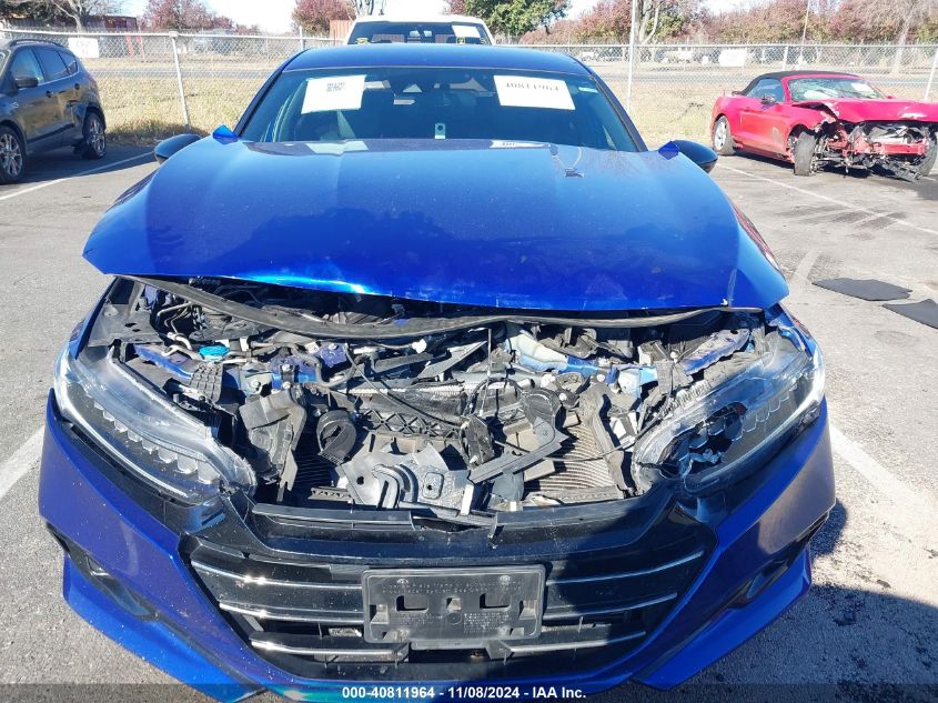 2021 Honda Accord Sport VIN: 1HGCV1F37MA024027 Lot: 40811964