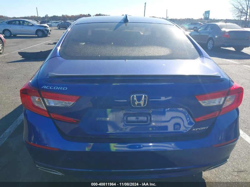 2021 Honda Accord Sport VIN: 1HGCV1F37MA024027 Lot: 40811964