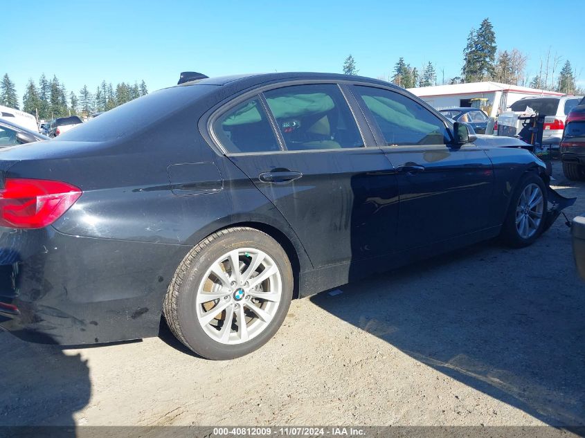 2018 BMW 320I xDrive VIN: WBA8A3C59JA505259 Lot: 40812009