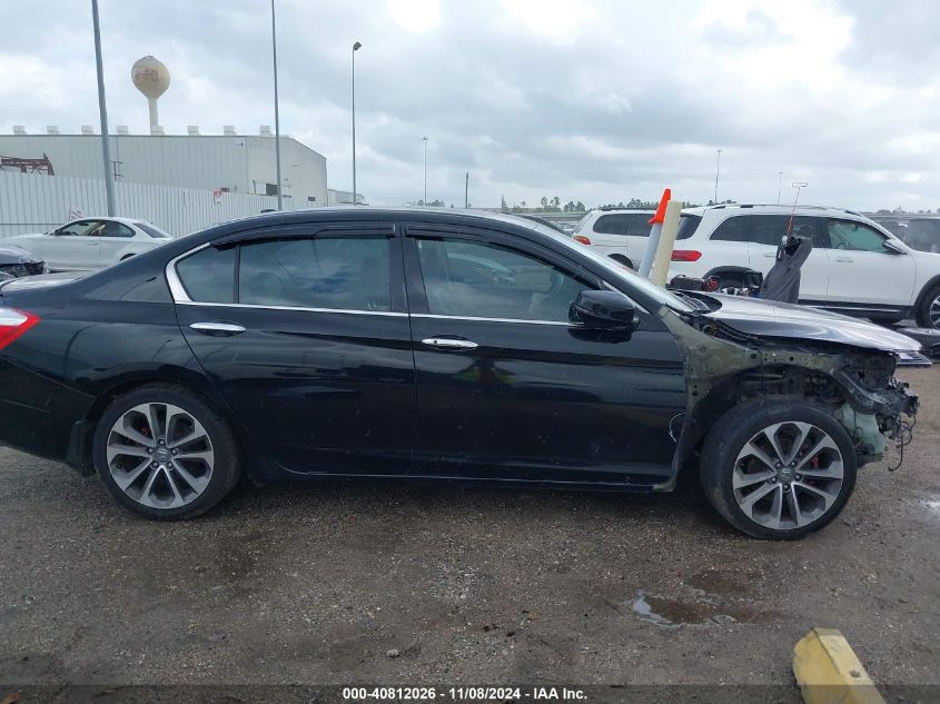 2013 Honda Accord Touring VIN: 1HGCR3F92DA000805 Lot: 40812026