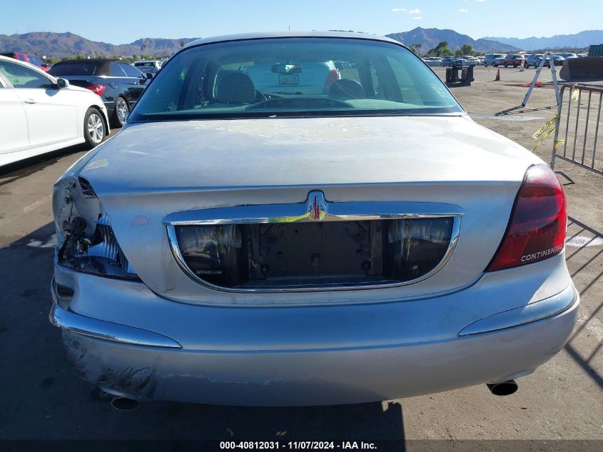 2001 Lincoln Continental VIN: 1LNHM97V11Y680972 Lot: 40812031