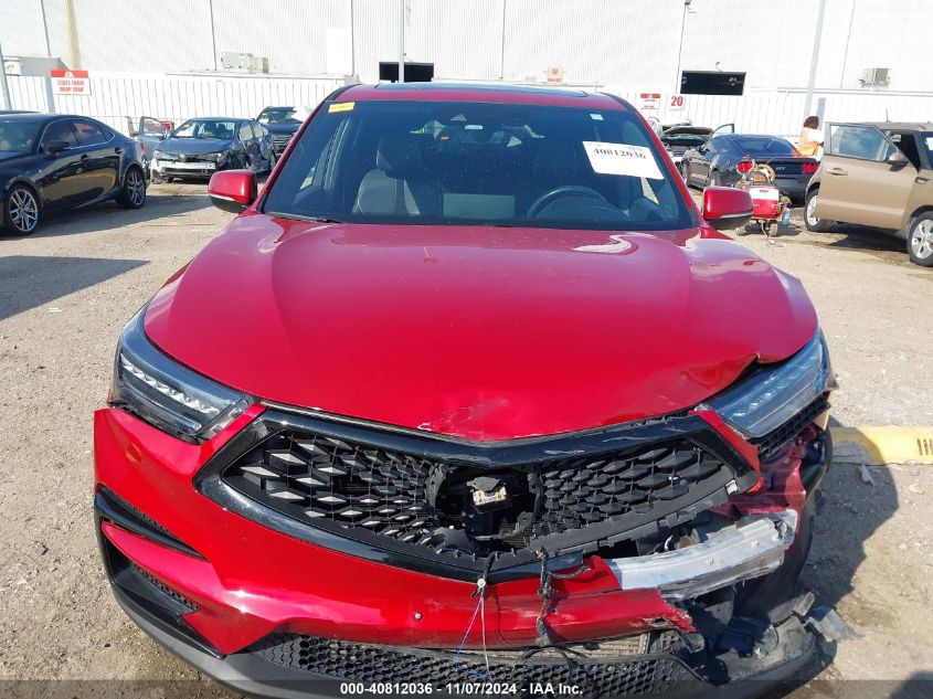 2021 Acura Rdx A-Spec Package VIN: 5J8TC1H63ML022101 Lot: 40812036