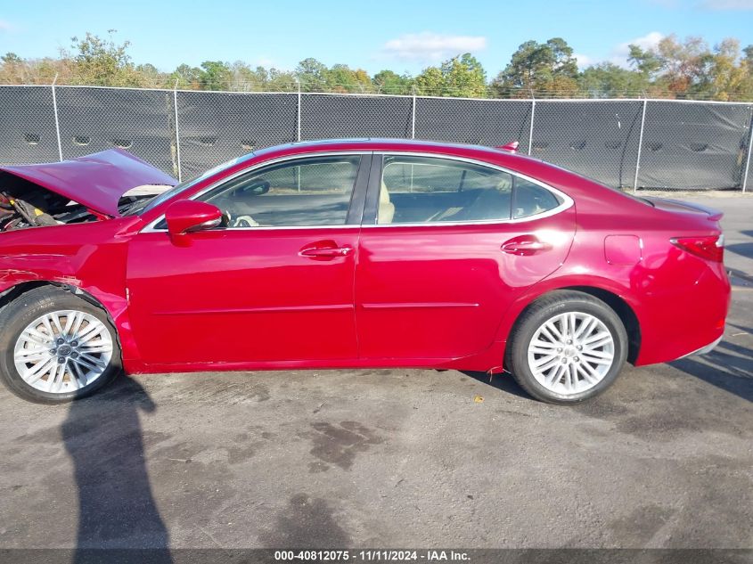 2013 Lexus Es 350 VIN: JTHBK1GGXD2076118 Lot: 40812075