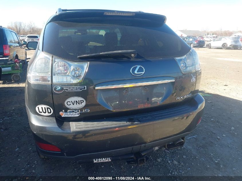 2007 Lexus Rx 350 VIN: 2T2HK31U27C010511 Lot: 40812095