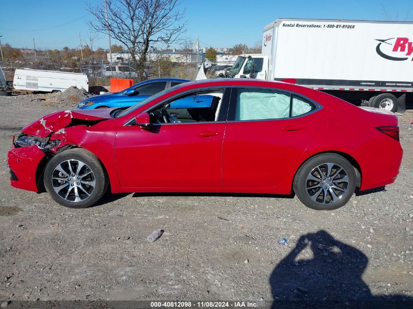 2017 Acura Tlx Technology Package VIN: 19UUB1F54HA000644 Lot: 40812098