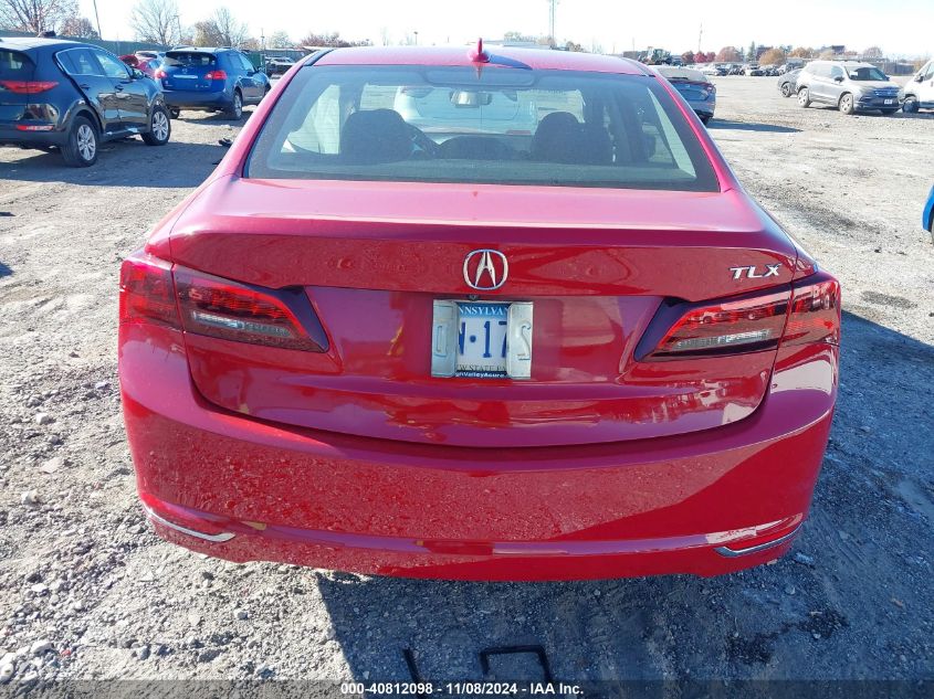 2017 Acura Tlx Technology Package VIN: 19UUB1F54HA000644 Lot: 40812098