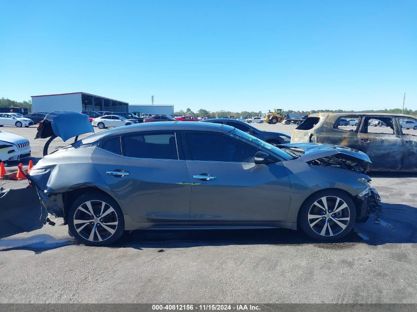 2018 Nissan Maxima 3.5 Platinum/3.5 S/3.5 Sl/3.5 Sr/Sv VIN: 1N4AA6AP1JC127555 Lot: 40812156