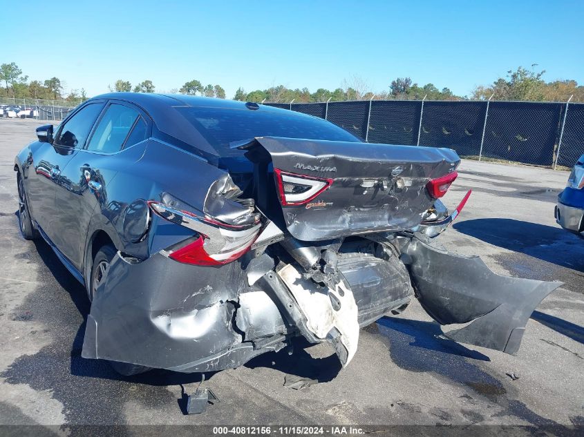 2018 Nissan Maxima 3.5 Platinum/3.5 S/3.5 Sl/3.5 Sr/Sv VIN: 1N4AA6AP1JC127555 Lot: 40812156