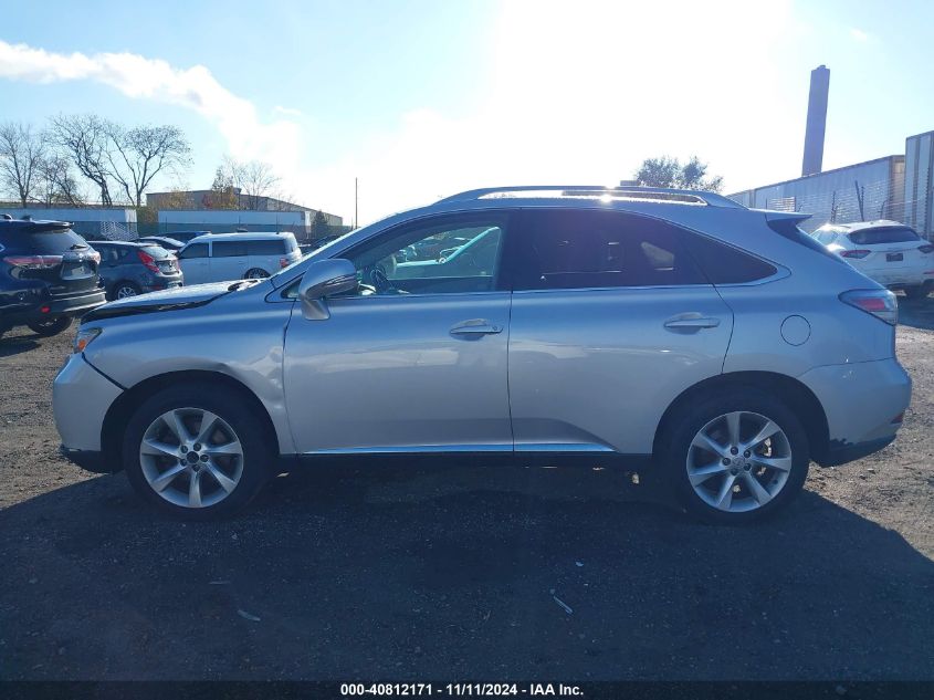 2010 Lexus Rx VIN: 2T2BK1BA3AC065071 Lot: 40812171