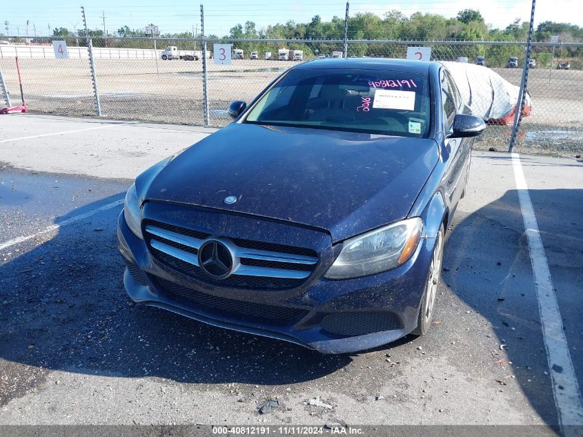 2016 Mercedes-Benz C Luxury/Sport VIN: 55SWF4JB4GU161297 Lot: 40812191