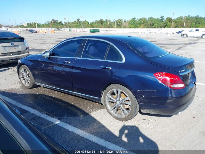 2016 Mercedes-Benz C Luxury/Sport VIN: 55SWF4JB4GU161297 Lot: 40812191