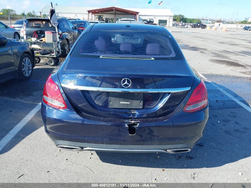 2016 Mercedes-Benz C Luxury/Sport VIN: 55SWF4JB4GU161297 Lot: 40812191