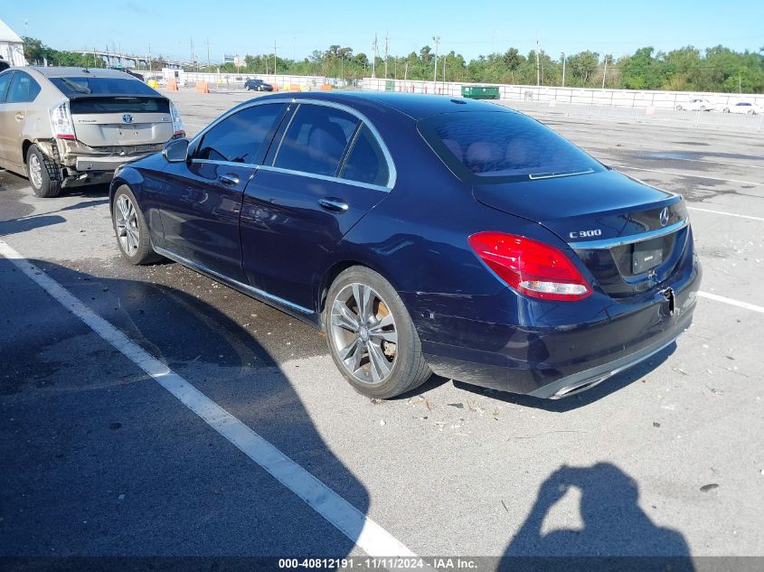 2016 Mercedes-Benz C Luxury/Sport VIN: 55SWF4JB4GU161297 Lot: 40812191