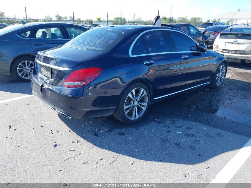 2016 Mercedes-Benz C Luxury/Sport VIN: 55SWF4JB4GU161297 Lot: 40812191