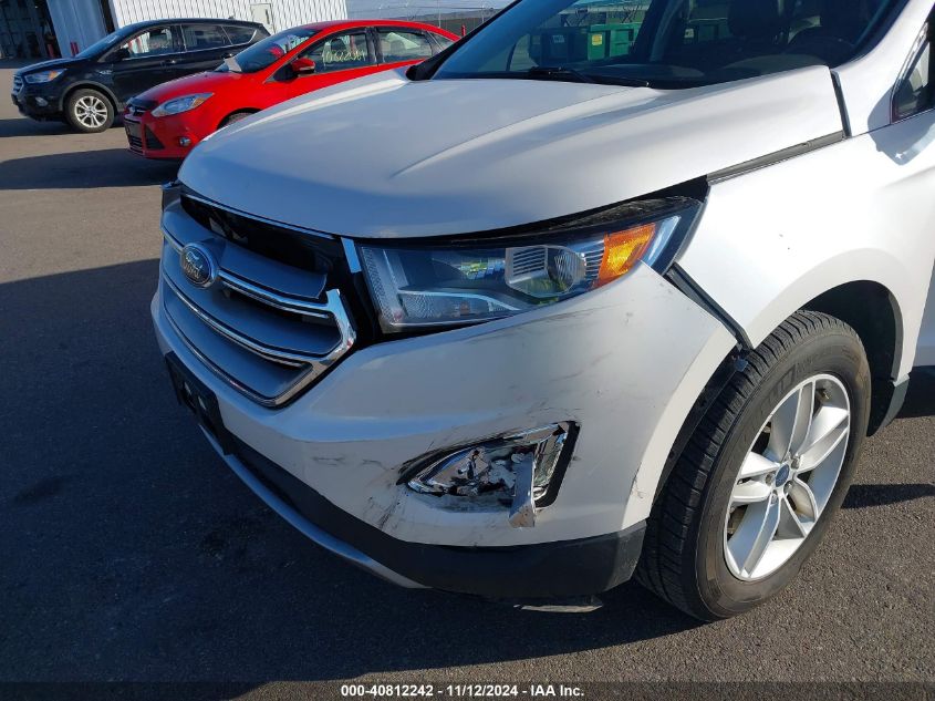 2015 Ford Edge Sel VIN: 2FMTK4J95FBB53701 Lot: 40812242