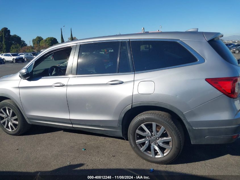 2019 Honda Pilot Ex-L VIN: 5FNYF5H5XKB031467 Lot: 40812248