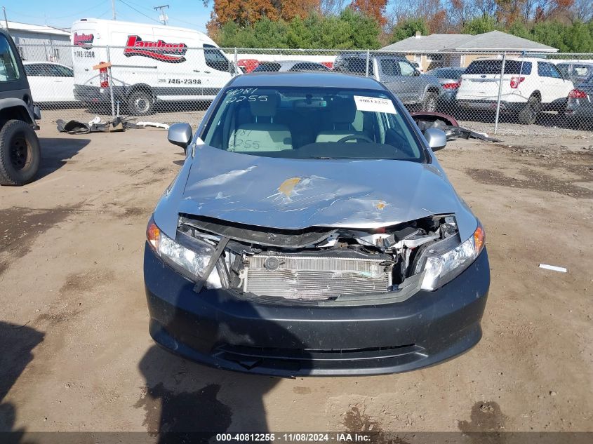 2012 Honda Civic Lx VIN: 19XFB2F58CE107540 Lot: 40812255