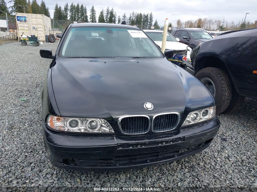 2001 BMW 530Ia VIN: WBADT63491CF10406 Lot: 40812283