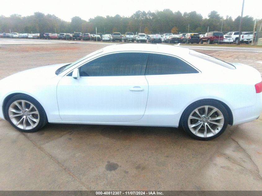 2013 Audi A5 2.0T Premium VIN: WAULFAFRODAOO4909 Lot: 40812307