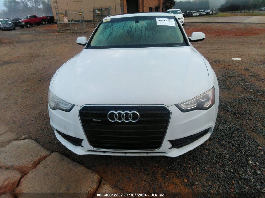 2013 Audi A5 2.0T Premium VIN: WAULFAFRODAOO4909 Lot: 40812307