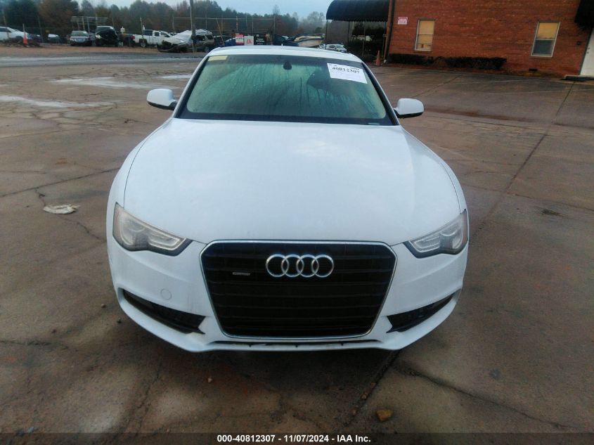 2013 Audi A5 2.0T Premium VIN: WAULFAFRODAOO4909 Lot: 40812307