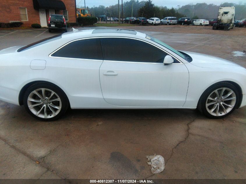 2013 Audi A5 2.0T Premium VIN: WAULFAFRODAOO4909 Lot: 40812307