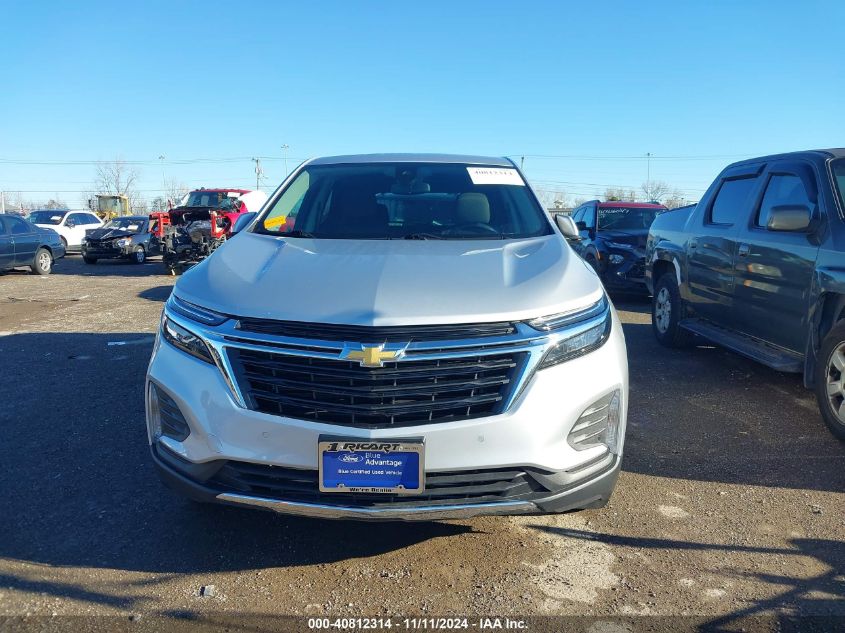 2022 Chevrolet Equinox Fwd Lt VIN: 3GNAXKEV8NL126415 Lot: 40812314